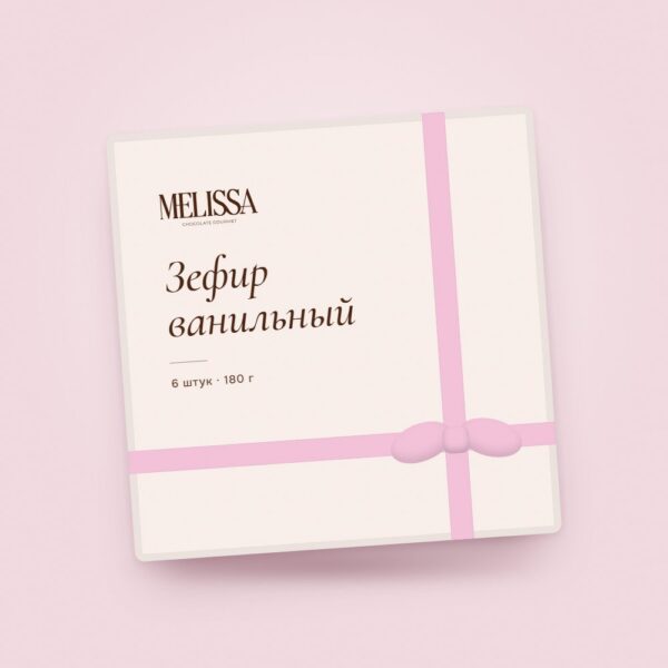 Зефир ванильный, 6 шт.